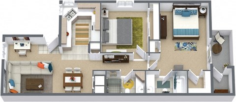 Two Bedroom Two Bath